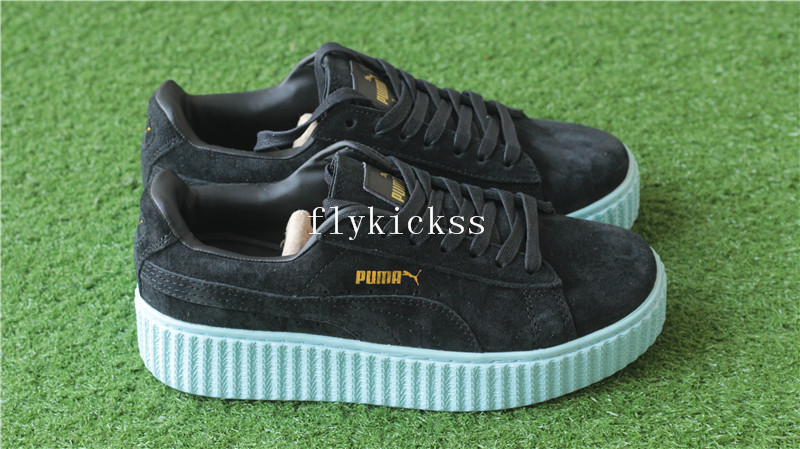 Puma Fenty Rihanna Creeper Low Black Light Blue Gum